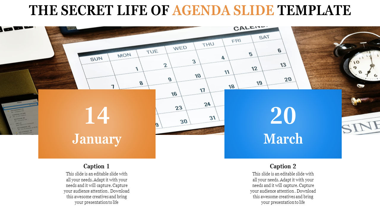 Free - Agenda PowerPoint Template and Google Slides